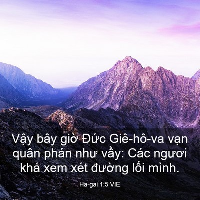 Picture 03 - Ha-gai 1:5 VIE - Vậy bây giờ Đức Giê-hô-va vạn quân - Bible Verse Picture