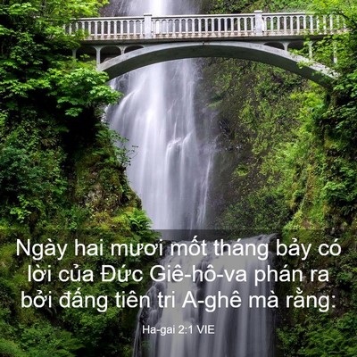 Picture 03 - Ha-gai 2:1 VIE - Ngày hai mươi mốt tháng bảy có lời - Bible Verse Picture