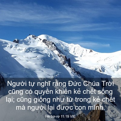 Picture 03 - Hê-bơ-rơ 11:19 VIE - Người tự nghĩ rằng Đức Chúa Trời - Bible Verse Picture