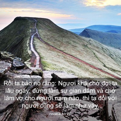 Picture 03 - Hô-sê-a 3:3 VIE - Rồi ta bảo nó rằng: Ngươi khá chờ - Bible Verse Picture