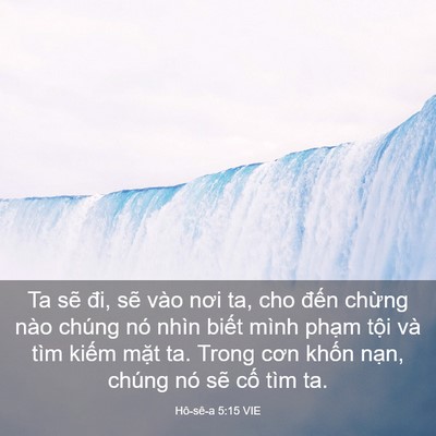 Picture 03 - Hô-sê-a 5:15 VIE - Ta sẽ đi, sẽ vào nơi ta, cho đến - Bible Verse Picture