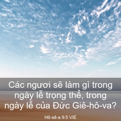 Picture 03 - Hô-sê-a 9:5 VIE - Các ngươi sẽ làm gì trong ngày lễ - Bible Verse Picture