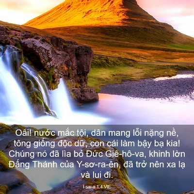 Picture 03 - I-sai-a 1:4 VIE - Oâi! nước mắc tội, dân mang lỗi nặng - Bible Verse Picture