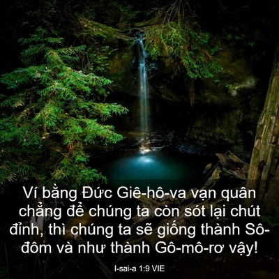 Picture 03 - I-sai-a 1:9 VIE - Ví bằng Đức Giê-hô-va vạn quân chẳng - Bible Verse Picture