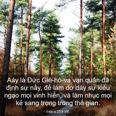 Picture 03 - I-sai-a 23:9 VIE - Aáy là Đức Giê-hô-va vạn quân đã - Bible Verse Picture