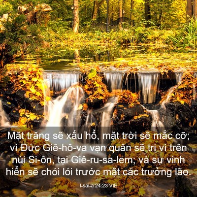 Picture 03 - I-sai-a 24:23 VIE - Mặt trăng sẽ xấu hổ, mặt trời sẽ - Bible Verse Picture