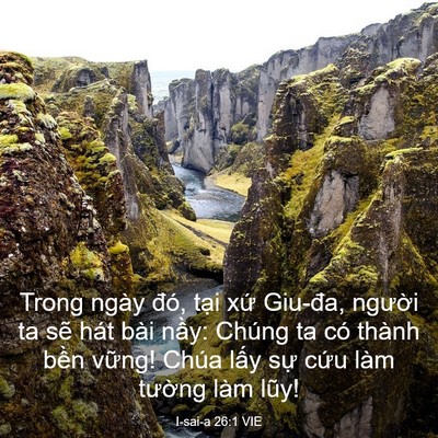 Picture 03 - I-sai-a 26:1 VIE - Trong ngày đó, tại xứ Giu-đa, người ta - Bible Verse Picture