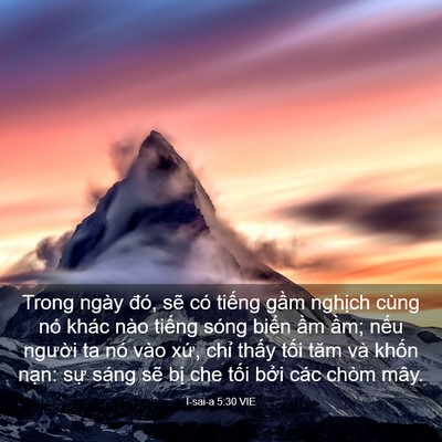 Picture 03 - I-sai-a 5:30 VIE - Trong ngày đó, sẽ có tiếng gầm nghịch - Bible Verse Picture