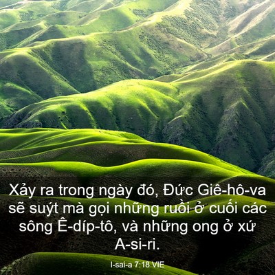 Picture 03 - I-sai-a 7:18 VIE - Xảy ra trong ngày đó, Đức Giê-hô-va - Bible Verse Picture