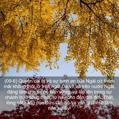 Picture 03 - I-sai-a 9:7 VIE - (09-6) Quyền cai trị và sự bình an của - Bible Verse Picture