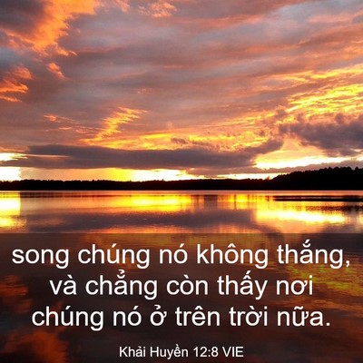 Picture 03 - Khải Huyền 12:8 VIE - song chúng nó không thắng, và chẳng còn - Bible Verse Picture