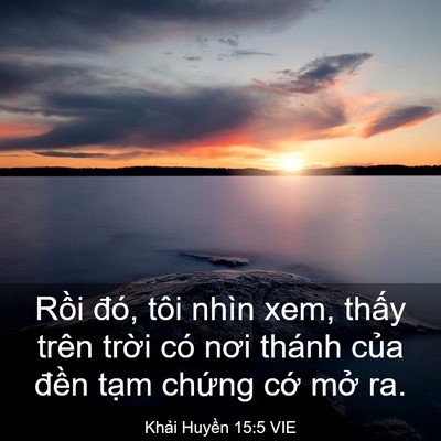 Picture 03 - Khải Huyền 15:5 VIE - Rồi đó, tôi nhìn xem, thấy trên trời - Bible Verse Picture