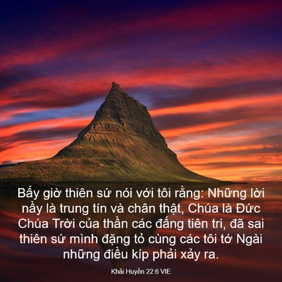 Picture 03 - Khải Huyền 22:6 VIE - Bấy giờ thiên sứ nói với tôi rằng: - Bible Verse Picture