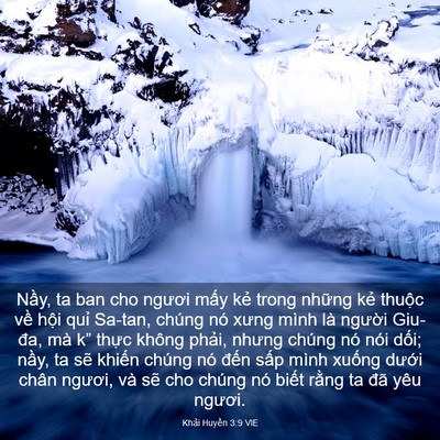 Picture 03 - Khải Huyền 3:9 VIE - Nầy, ta ban cho ngươi mấy kẻ trong - Bible Verse Picture