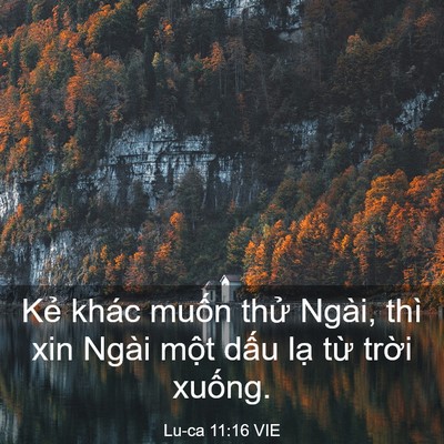 Picture 03 - Lu-ca 11:16 VIE - Kẻ khác muốn thử Ngài, thì xin Ngài - Bible Verse Picture