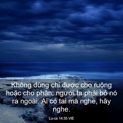 Picture 03 - Lu-ca 14:35 VIE - Không dùng chi được cho ruộng hoặc cho - Bible Verse Picture