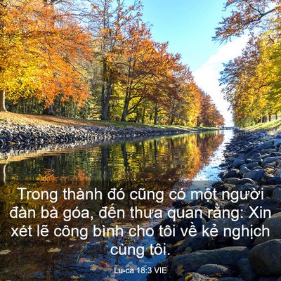 Picture 03 - Lu-ca 18:3 VIE - Trong thành đó cũng có một người đàn - Bible Verse Picture
