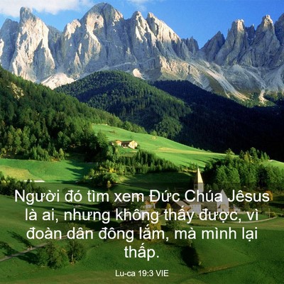 Picture 03 - Lu-ca 19:3 VIE - Người đó tìm xem Đức Chúa Jêsus là - Bible Verse Picture