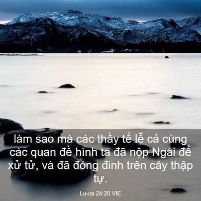 Picture 03 - Lu-ca 24:20 VIE - làm sao mà các thầy tế lễ cả cùng - Bible Verse Picture
