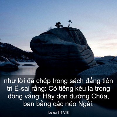 Picture 03 - Lu-ca 3:4 VIE - như lời đã chép trong sách đấng tiên - Bible Verse Picture