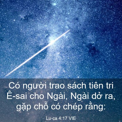 Picture 03 - Lu-ca 4:17 VIE - Có người trao sách tiên tri Ê-sai cho - Bible Verse Picture