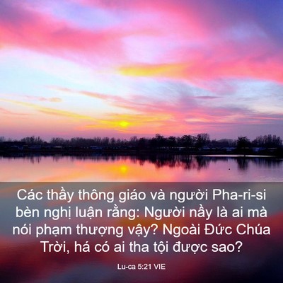Picture 03 - Lu-ca 5:21 VIE - Các thầy thông giáo và người Pha-ri-si - Bible Verse Picture