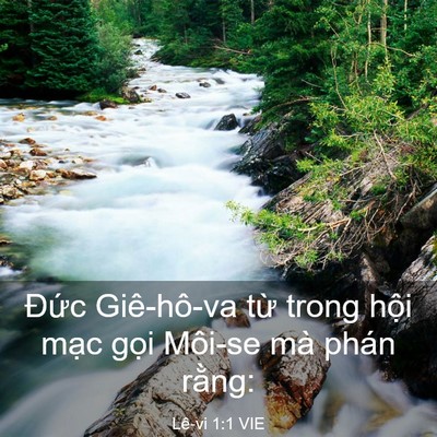 Picture 03 - Lê-vi 1:1 VIE - Đức Giê-hô-va từ trong hội mạc gọi - Bible Verse Picture