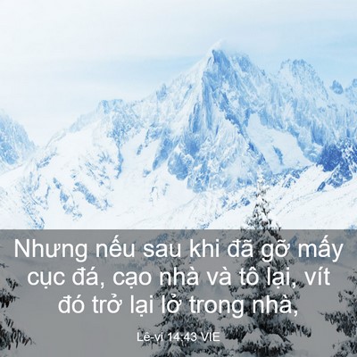 Picture 03 - Lê-vi 14:43 VIE - Nhưng nếu sau khi đã gỡ mấy cục đá, - Bible Verse Picture