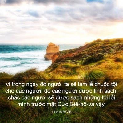 Picture 03 - Lê-vi 16:30 VIE - vì trong ngày đó người ta sẽ làm lễ - Bible Verse Picture