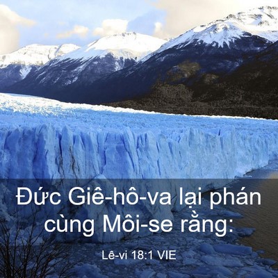 Picture 03 - Lê-vi 18:1 VIE - Đức Giê-hô-va lại phán cùng Môi-se - Bible Verse Picture