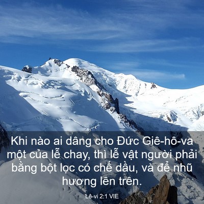 Picture 03 - Lê-vi 2:1 VIE - Khi nào ai dâng cho Đức Giê-hô-va một - Bible Verse Picture