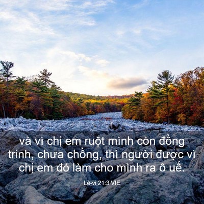 Picture 03 - Lê-vi 21:3 VIE - và vì chị em ruột mình còn đồng trinh, - Bible Verse Picture