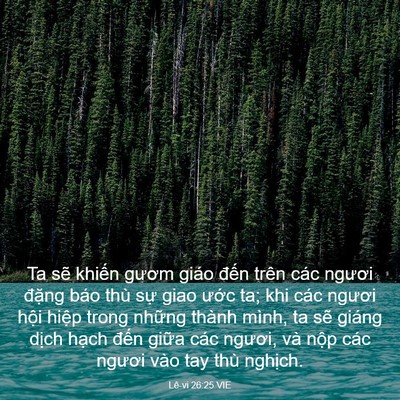 Picture 03 - Lê-vi 26:25 VIE - Ta sẽ khiến gươm giáo đến trên các - Bible Verse Picture