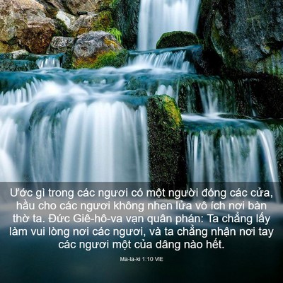 Picture 03 - Ma-la-ki 1:10 VIE - Ước gì trong các ngươi có một người - Bible Verse Picture