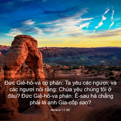 Picture 03 - Ma-la-ki 1:2 VIE - Đức Giê-hô-va có phán: Ta yêu các - Bible Verse Picture