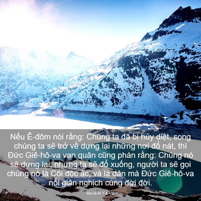 Picture 03 - Ma-la-ki 1:4 VIE - Nếu Ê-đôm nói rằng: Chúng ta đã bị - Bible Verse Picture