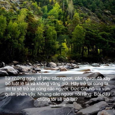 Picture 03 - Ma-la-ki 3:7 VIE - Từ những ngày tổ phụ các ngươi, các - Bible Verse Picture