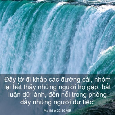 Picture 03 - Ma-thi-ơ 22:10 VIE - Đầy tớ đi khắp các đường cái, nhóm - Bible Verse Picture