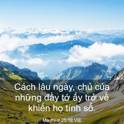 Picture 03 - Ma-thi-ơ 25:19 VIE - Cách lâu ngày, chủ của những đầy tớ - Bible Verse Picture