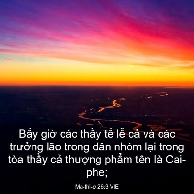 Picture 03 - Ma-thi-ơ 26:3 VIE - Bấy giờ các thầy tế lễ cả và các - Bible Verse Picture