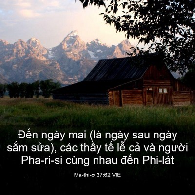 Picture 03 - Ma-thi-ơ 27:62 VIE - Đến ngày mai (là ngày sau ngày sắm - Bible Verse Picture