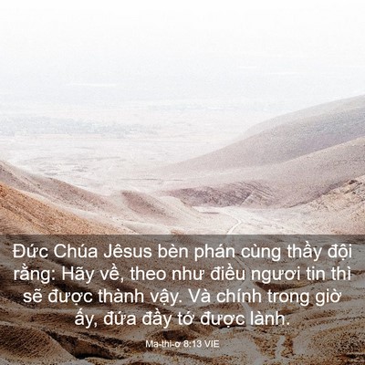 Picture 03 - Ma-thi-ơ 8:13 VIE - Đức Chúa Jêsus bèn phán cùng thầy - Bible Verse Picture