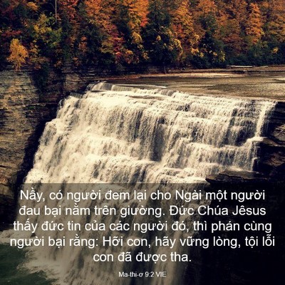 Picture 03 - Ma-thi-ơ 9:2 VIE - Nầy, có người đem lại cho Ngài một - Bible Verse Picture