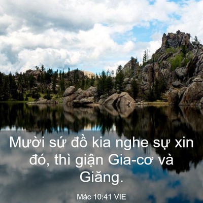 Picture 03 - Mác 10:41 VIE - Mười sứ đồ kia nghe sự xin đó, thì - Bible Verse Picture