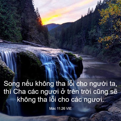Picture 03 - Mác 11:26 VIE - Song nếu không tha lỗi cho người ta, thì - Bible Verse Picture