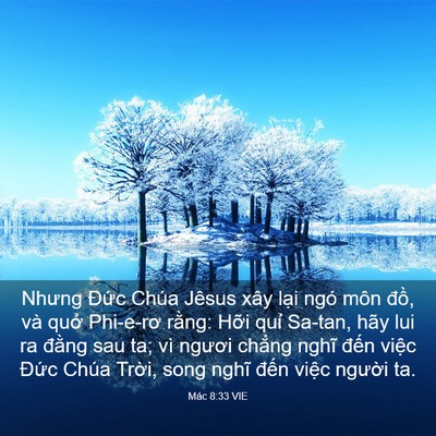 Picture 03 - Mác 8:33 VIE - Nhưng Đức Chúa Jêsus xây lại ngó môn - Bible Verse Picture