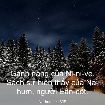 Picture 03 - Na-hum 1:1 VIE - Gánh nặng của Ni-ni-ve. Sách sự hiện - Bible Verse Picture
