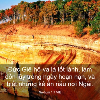Picture 03 - Na-hum 1:7 VIE - Đức Giê-hô-va là tốt lành, làm đồn - Bible Verse Picture