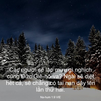 Picture 03 - Na-hum 1:9 VIE - Các ngươi sẽ lập mưu gì nghịch cùng - Bible Verse Picture