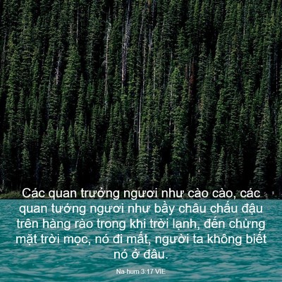 Picture 03 - Na-hum 3:17 VIE - Các quan trưởng ngươi như cào cào, các - Bible Verse Picture
